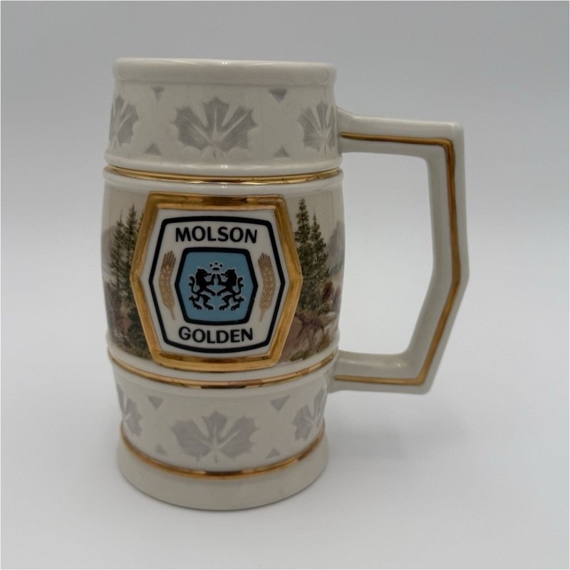 Molson Ceramic Beer Stein Breweriana Collectible Breweries of Canada