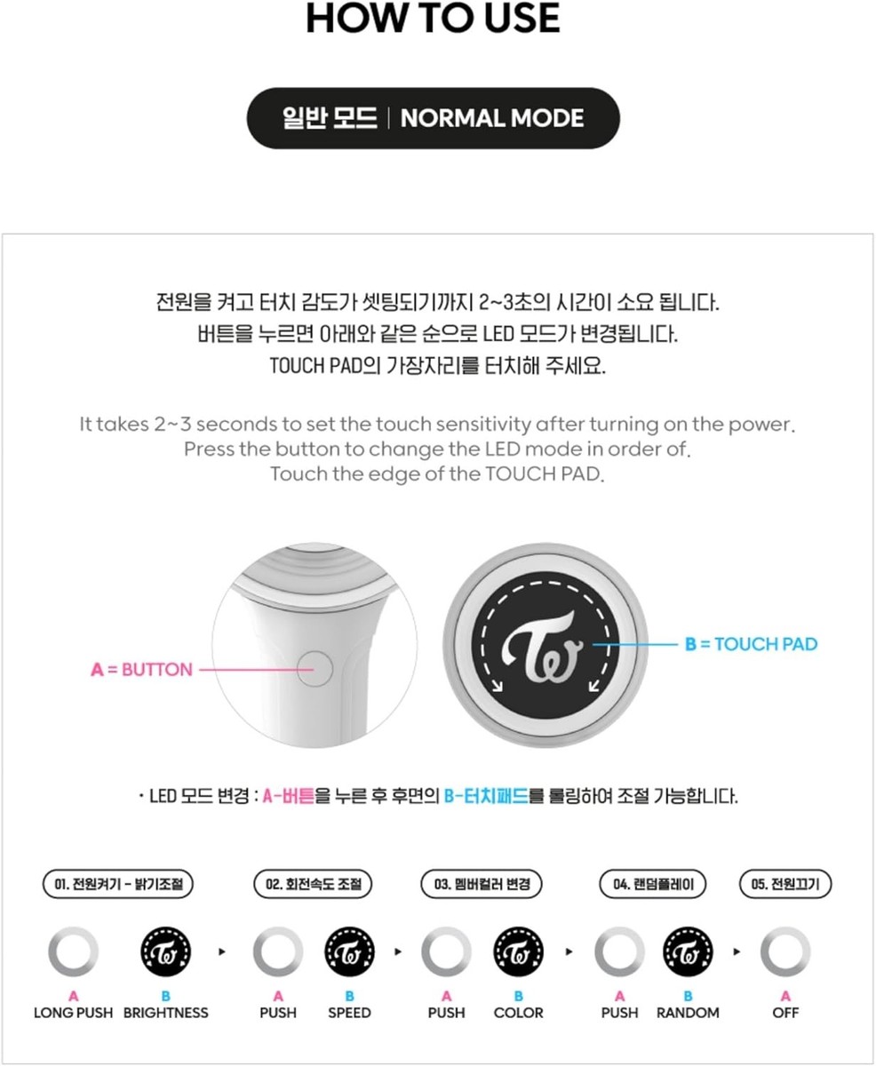 Twice Candybong Infinity Ver3. Official Lightstick - for Contert