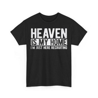 #ad #ad Heaven Is My Home Christian Religious Jesus T Shirt $13.99