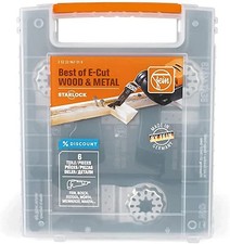 FEIN Multitool Saw Blade Set 6 E Cut Wood & Metal