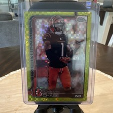 Topps 2024 Chrome #58 Ja'Marr Chase Line Green Insert