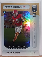 2024 Panini Donruss Elite Extra Edition Gold /5 Brock Bowers #11 RC Rookie Card