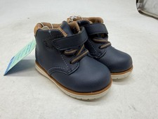 Stride Rite 360 Oliver Boots Boys Navy Hook Loop Round Toe Walking - 4