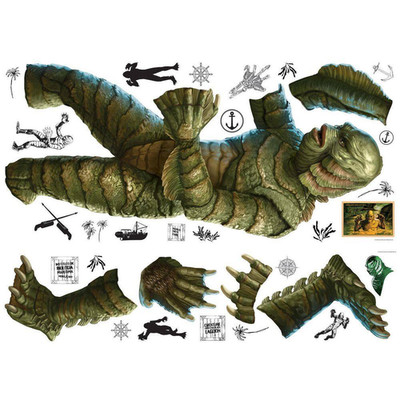 Universal Monsters Creature from the Black Lagoon Giant Peel and Stick Wall Deca