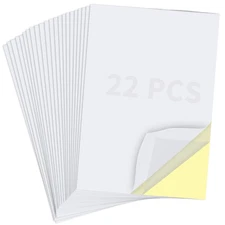 Tape Sheets for Craft 22 Sheets Clear Double Sided Adhesive Sticky Tumbler Tape