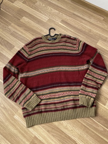 Polo Ralph Lauren Men Knit Multicolored Sweater Size XL/XXL - Picture 2 of 10