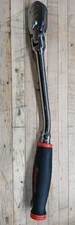 Snap On Tools USA RED 3/8" Drive Soft Grip Bent Flex Head Ratchet FHBF80A New