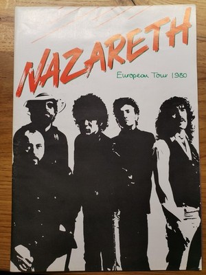 Poster von Nazareth European Tour 1980 Original von 1980