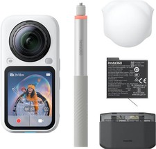Insta360 X6 8K 360 Action Camera - Arctic White, Essentials Bundle