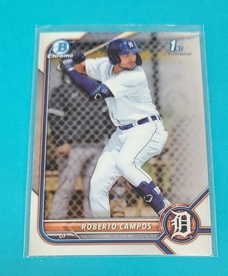 2022 Bowman Chrome Prospect #BCP-14 Roberto Campos Card Bargain Bin 50% Off 6+ E