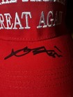 Antonio Brown Signed Red MAGA Trump Political Baseball Cap Beckett Witnessed — photo 7