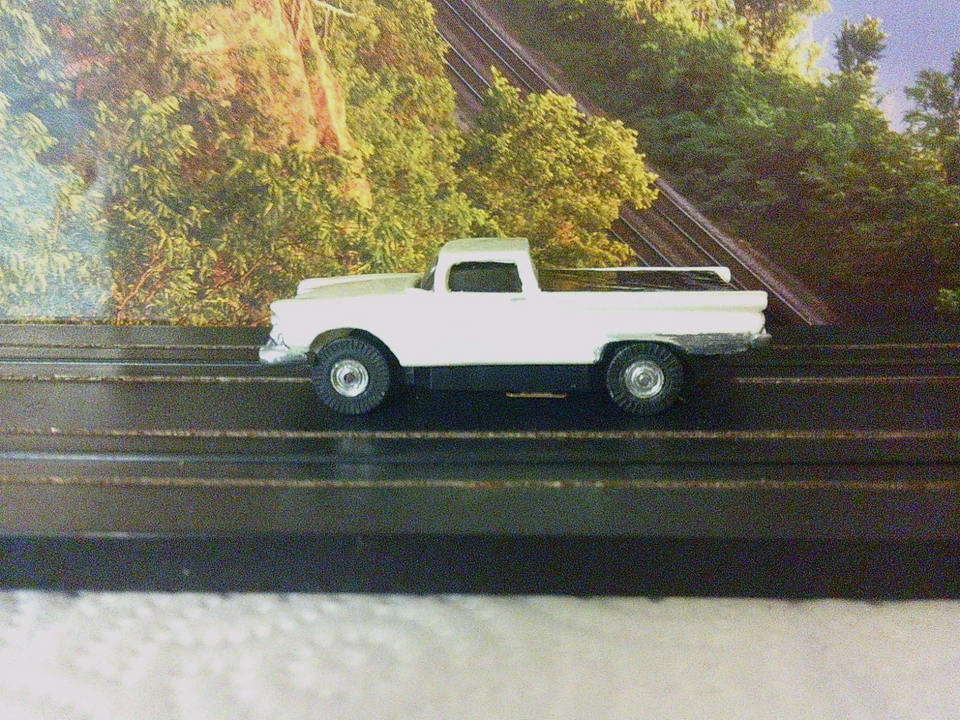 Custom 59 Ford Ranchero in white for T-jet slot car chassis Body Only ...