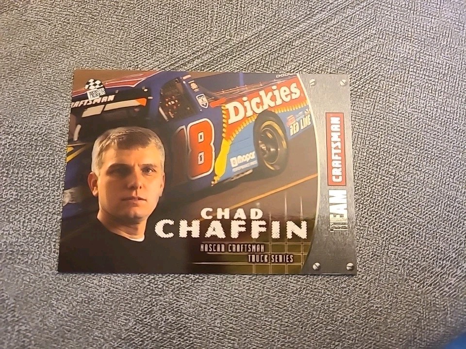 2003 PRESS PASS Team Craftsman Chad Chaffin 9/30 Nascar Card