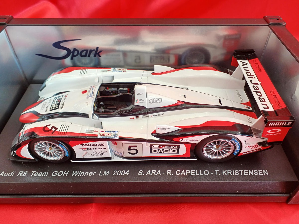 ミニカー 1/18 Audi R8 Team GOH Winner LM 2004 Spark Audi R8 GOH Winner LM2004 1/18 Scale | eBay