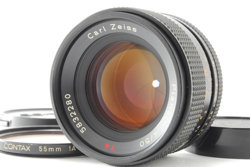[MINT] Contax Carl Zeiss Planar 50mm F/1.4 T* MF Standard Lens AEJ From JAPAN