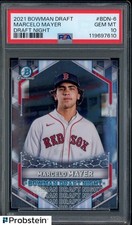 2021 Bowman Draft Night Marcelo Mayer Red Sox RC Rookie PSA 10 GEM MINT
