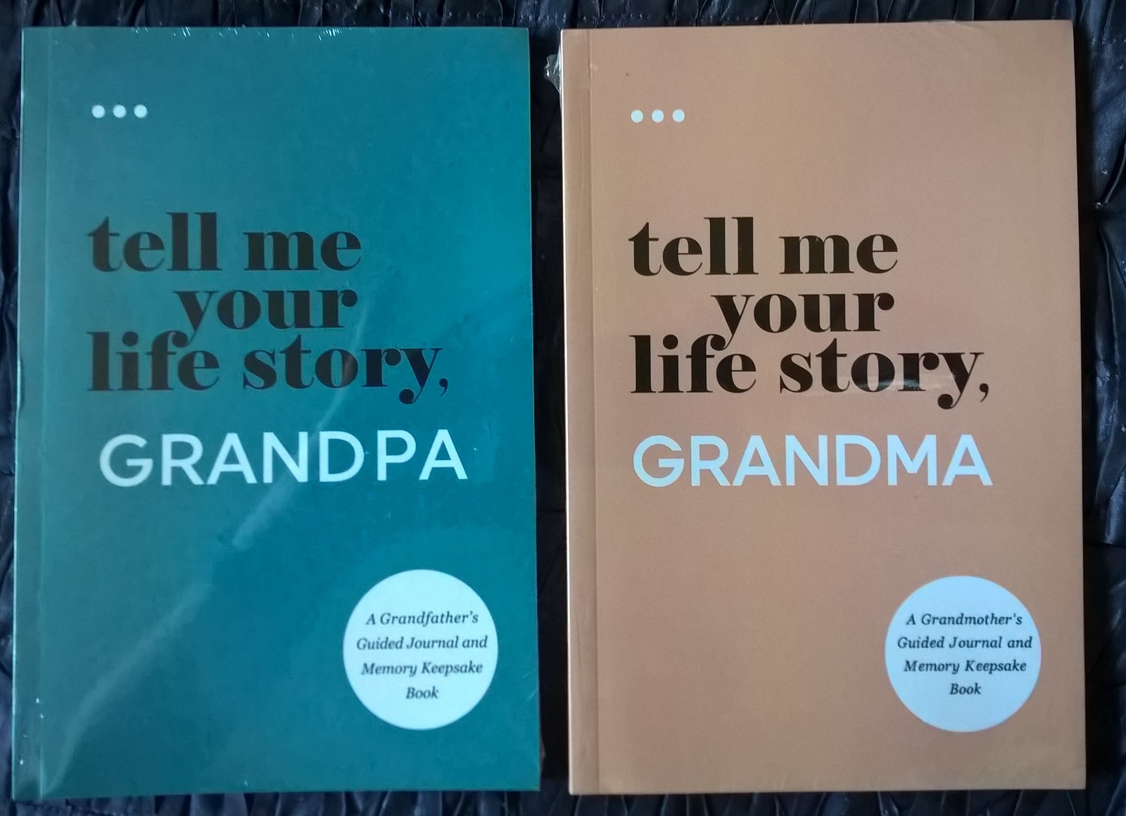GRANDMA  /  GRANDPA  tell me your life story : guided journals, memory keepsakes