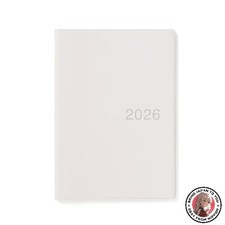 NEW MUJI 2026 B6 Monthly Planner Starting December 2025 White Gray 84854316