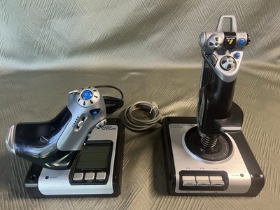 Saitek X52 Flight Control System Wired PC Joystick & Throttle, Programmable