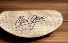 Vintage Maui Jim Hard Clamshell Sunglasses Eyeglasses Case Protective Shell