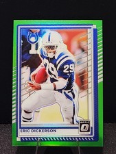2025 Panini Donruss Optic - Eric Dickerson #59 Neon Green Prizm 067/199