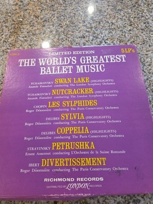The World's Greatest Ballet Music - 5 LP Set - London Records - K5R3