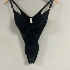 Flexees Light Control Body Briefer Shapewear 36D Bodysuit Underwire 6569 Black