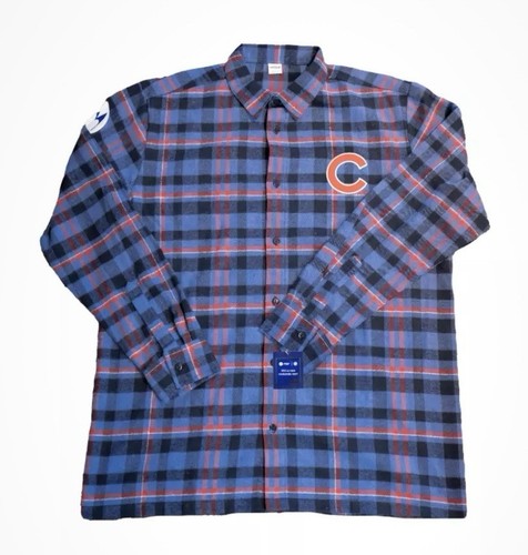 Chicago Cubs Promotion Flannel Shirt SGA April 5, 2025 Giveaway Size XL New