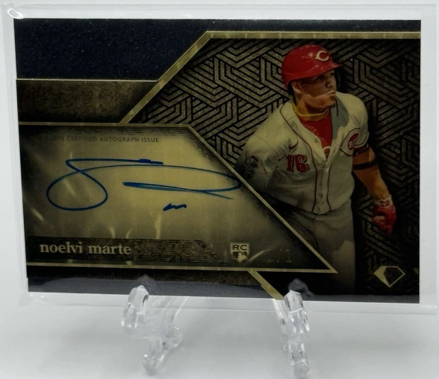 Noelvi Marte 2024 Topps Diamond Icons Chrome True Superfractor RC Auto 1/1! Rottöne