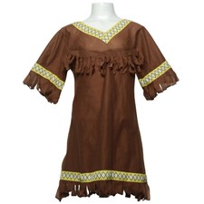 Verkleidung, Gr&ouml;&szlig;e: 134, Polyester, Braun/Gelb, Sonstiges #drD