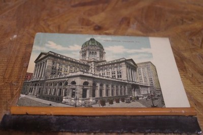 Postcard-X-Post Office, Chicago, Ill.-Divided Back-Posted 1910