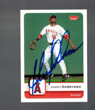 2006 Fleer #8 Garret Anderson Autographed Signed Auto Angels