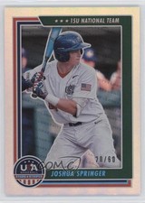 2022 Panini USA Baseball Stars & Stripes Holo Blue /60 Joshua Springer #85 lz7