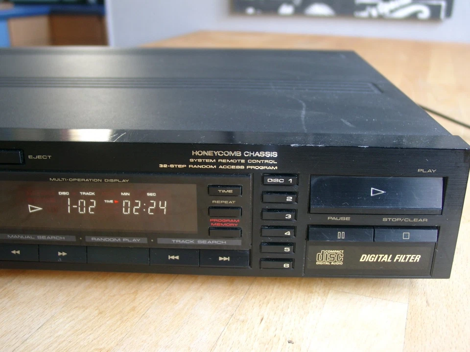 Klassischer 6fach HiFi-CD-Wechsler Pioneer PD-M40 (defekt) - Bild 4 von 4