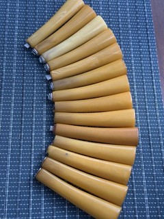 Vintage Bakelite/catalin butterscotch handles set Off 14