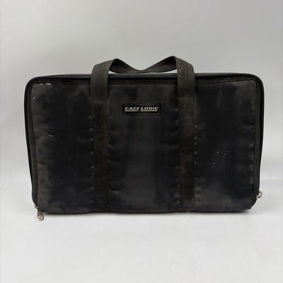 Case Logic Cassette Case 30 Capacity  Zipped Storage Case Travel