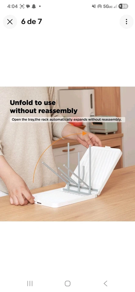 Escurridor de biberones Plegable para bebés Articulos Cosas Recien Nacidos Foto 2 de 3