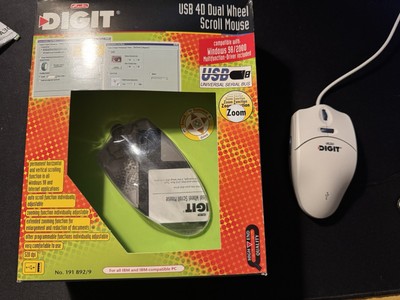 Digit Retro Ball Maus USB Sehr gut Mit OVP