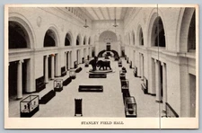 Vintage Stanley Field Hall Postcard Field Museum Chicago U.S.A.