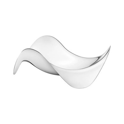 Georg Jensen - Obst & Snackschale Cobra - Dekoschale in geschwungenem Design