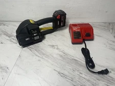 Fromm Model P328 43.2423 16mm  5/8"  Pallet Strapper/Sealer W/ Battery/ Charger