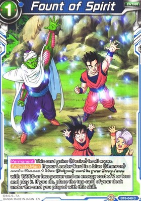 Fount of Spirit Destroyer Kings BT6-049 NM Dragon Ball Super
