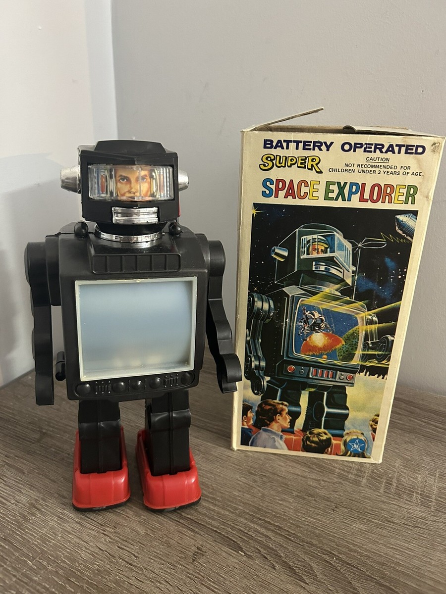 Vintage Battery Operated Super Space Explorer Robot | eBay