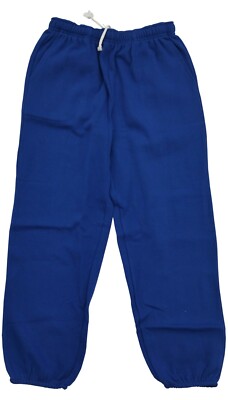 MENS WOMENS PLAIN FLEECE SWEATPANTS JOGGER GYM SPORTS WORKOUT HOUSE SWEAT PANTS