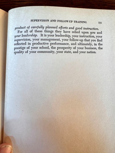 "Tested Training Techniques" By Haas & Ewing 1950 Hardcover Book - Picture 11 of 11