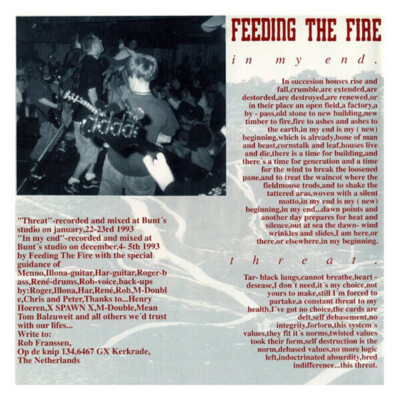Feeding The Fire / Spawn Feeding The Fire / Spawn. Vinyl Single 7inch Crucial