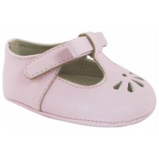 Baby Deer Classic Pink T-Strap Soft Sole Shoes Size 0 1 2 3