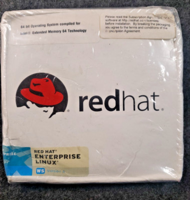 RED HAT ENTERPRISE LINUX WS  VERSION 4 New Sealed .......................(DS4D2)