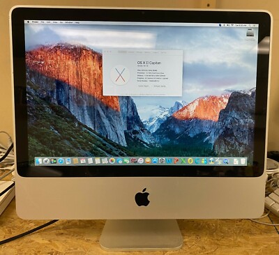 Apple iMac 20-inch September 2008 2.4GHz Intel Core 2 Duo (MB323LL