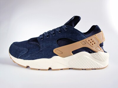 Nike ID By You Huarache Blue Japanese Denim Men's 10.5 gum bottom shoes sneaker